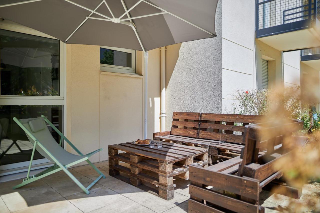 Le Colonel - Terrasse Parking Gratuit Apartment Reims Luaran gambar